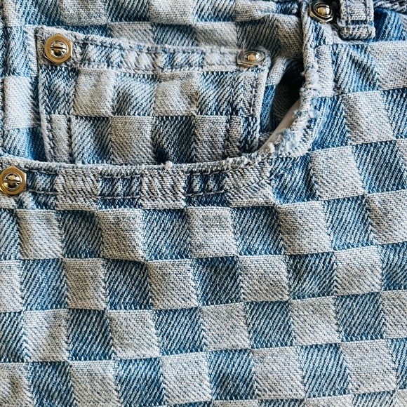 Rebecca Minkoff Cleo Denim Checkered Mini - Picture 3 of 11